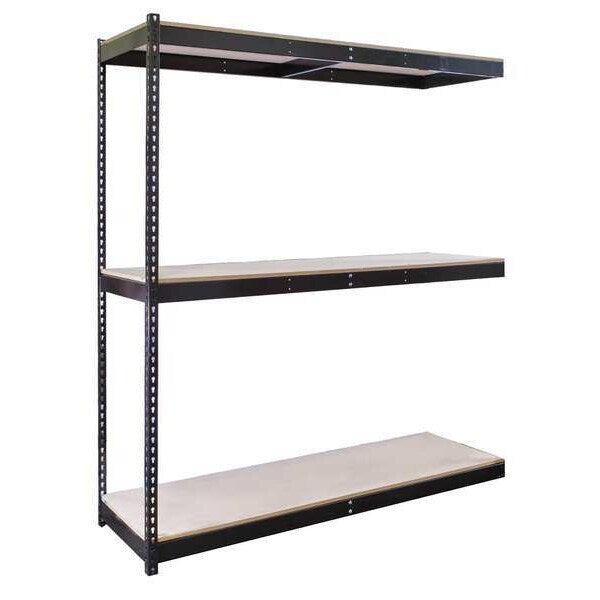 Boltless Shelving Add-On, 48x48, 3 Shelf