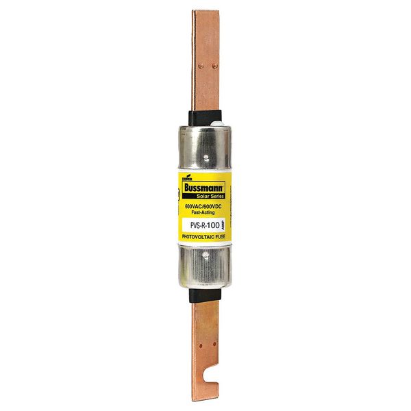 Solar Fuse, Fast Acting, 100 A, PVS-R Series, 600V AC, 600V DC, 7-7/8