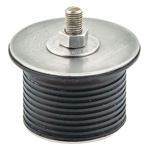 Mech Exp Plug, Hex-Nut, 1In