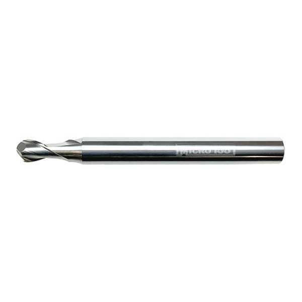 Carbide End Mill, 0.8 mm, Cut 0.8 mm, 2 FLT