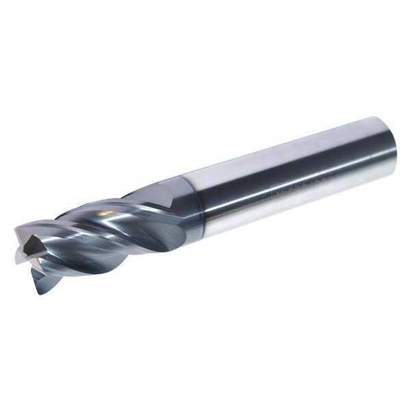 Carbide End Mill, 3/8 In, Cut 5/8 In, 4 FLT