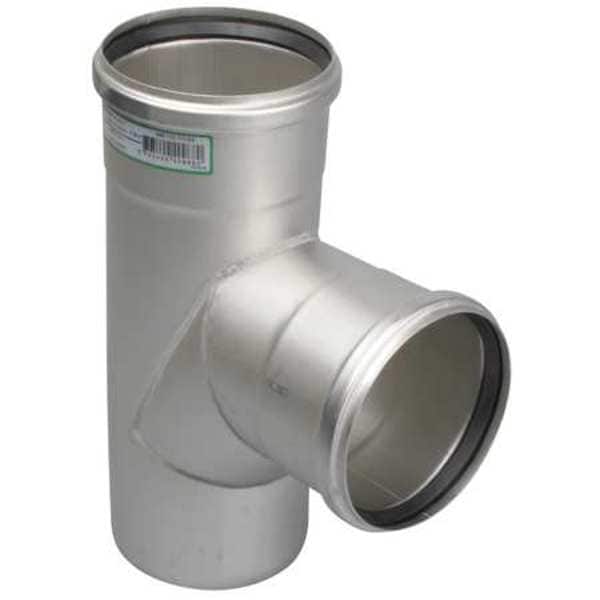 Tee, Sanitary, 4 x 3 In, 316SS