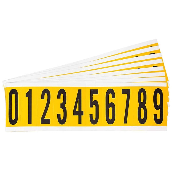 Numbers And Letters Kit, 0 Thru 9, PK25