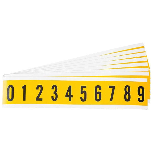 Numbers Label Kit, 0 Thru 9, PK25
