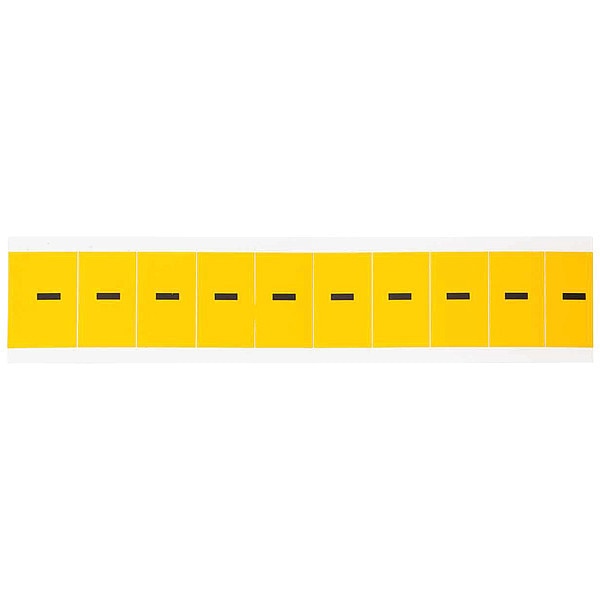 Numbers And Letters, Dash, 1-1/2In H, PK10