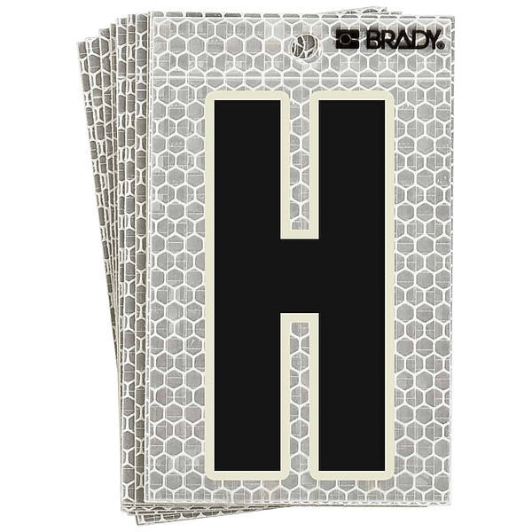 Ultra Reflective Letter, H, PK10