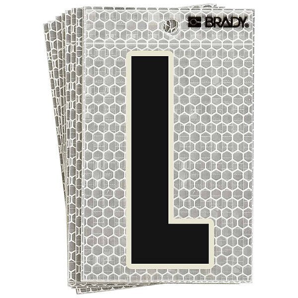Ultra Reflective Letter, L, PK10