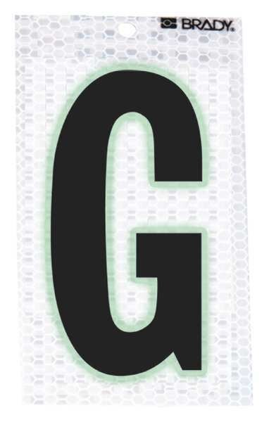 Ultra Reflective Letter, G, PK10