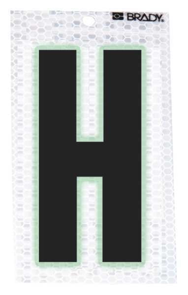 Ultra Reflective Letter, H, PK10