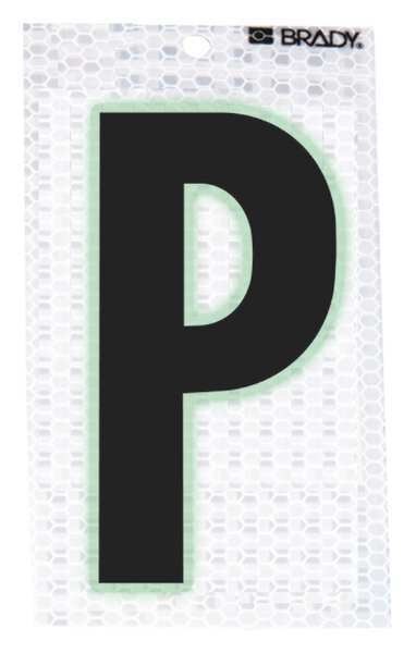 Ultra Reflective Letter, P, PK10