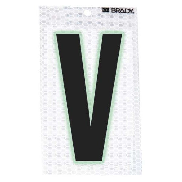 Ultra Reflective Letter, V, PK10