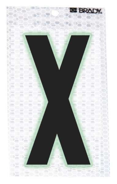 Ultra Reflective Letter, X, PK10