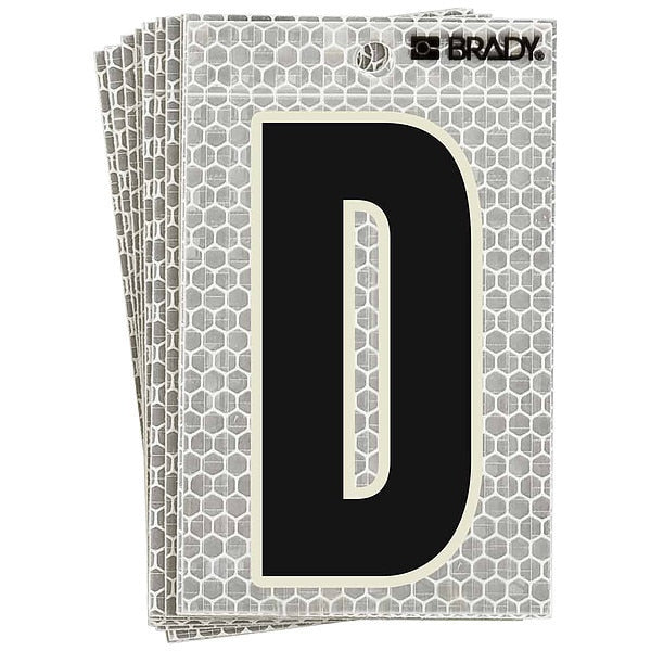 Ultra Reflective Letter, D, PK10