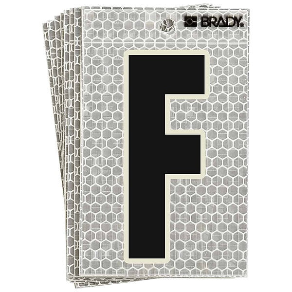 Ultra Reflective Letter, F, PK10