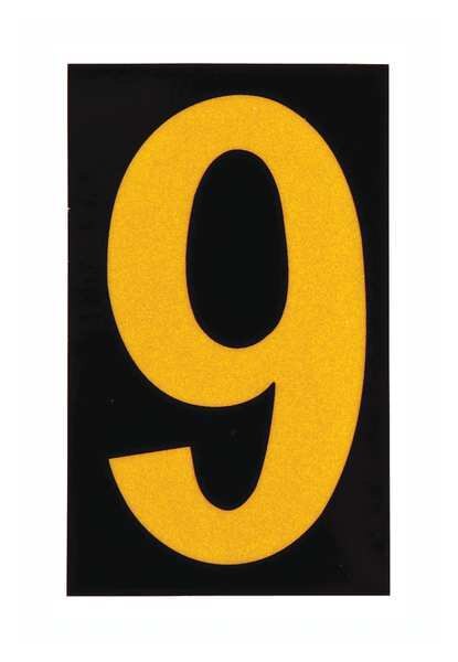 Reflective Numbers And Letters, 9, PK25