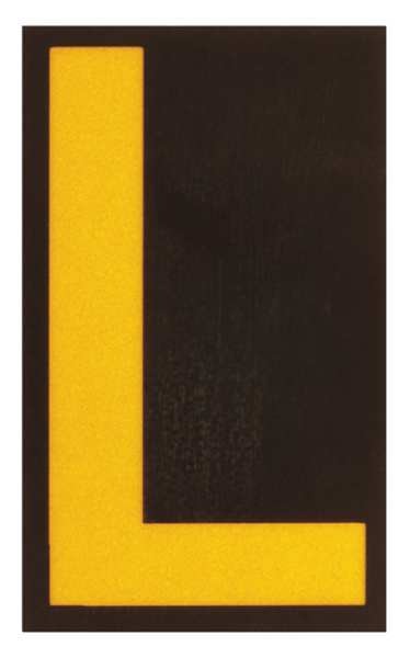 Reflective Numbers And Letters, L, PK25