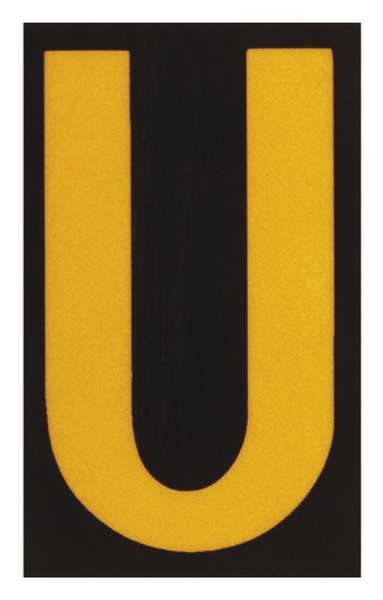 Reflective Numbers And Letters, U, PK25