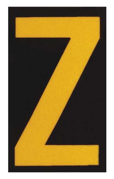 Reflective Numbers And Letters, Z, PK25