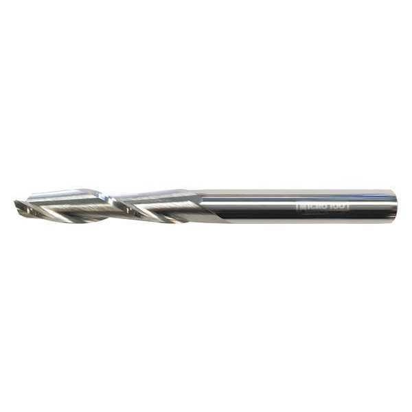 Carb End Mill, 1/2 In, 2FL, CC, AlTiN Coat