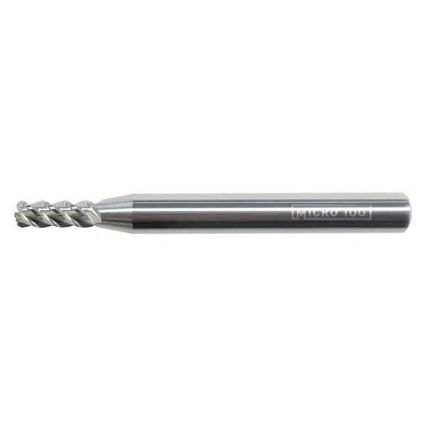 Carb End Mill, 6.00mm, 4FL, CC, AlTiN Coat