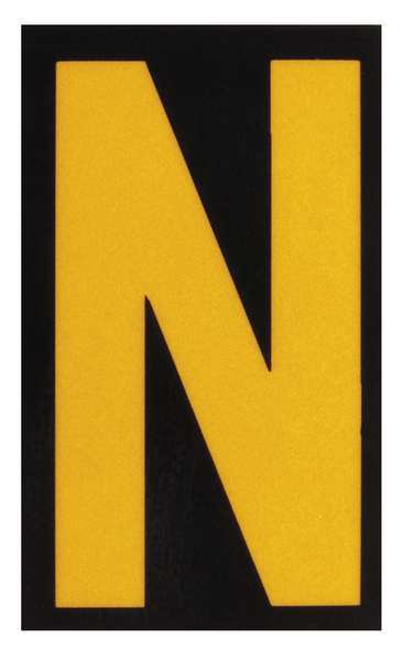 Reflective Numbers And Letters, N, PK25