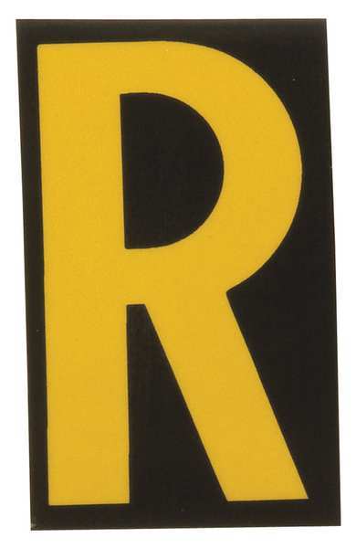 Reflective Numbers And Letters, R, PK25