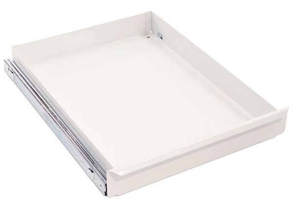 StoragemasterÂ® Drawer, 22 in. L x 16 in. W, Steel, White