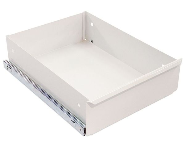StoragemasterÂ® Drawer, 22 in. L x 16 in. W, Steel, White