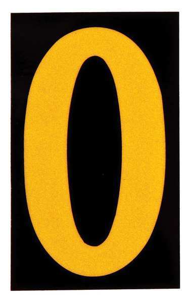 Reflective Numbers And Letters, 0, PK25