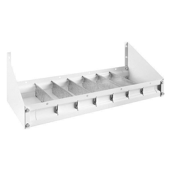 Tool Tray, 41-1/2 in. L, Steel, White