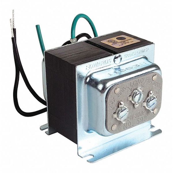 Class 2 Transformer, 20, 30VA, 120VAC, Foot