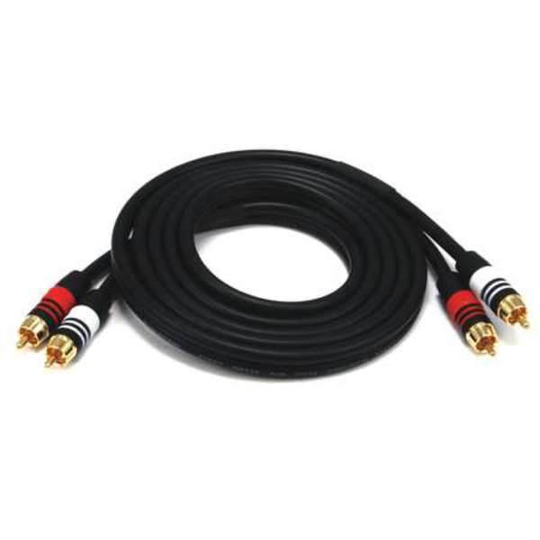 A/V Cable, 2 RCA M/M, 6ft