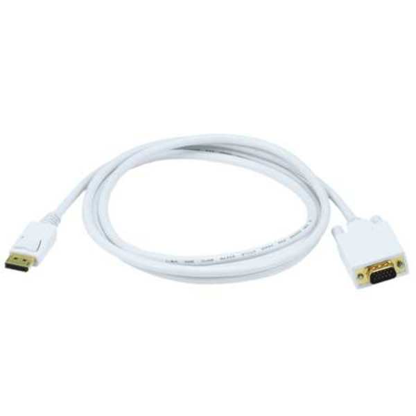 CPU Cord, Displayport/VGA, 6ft, White