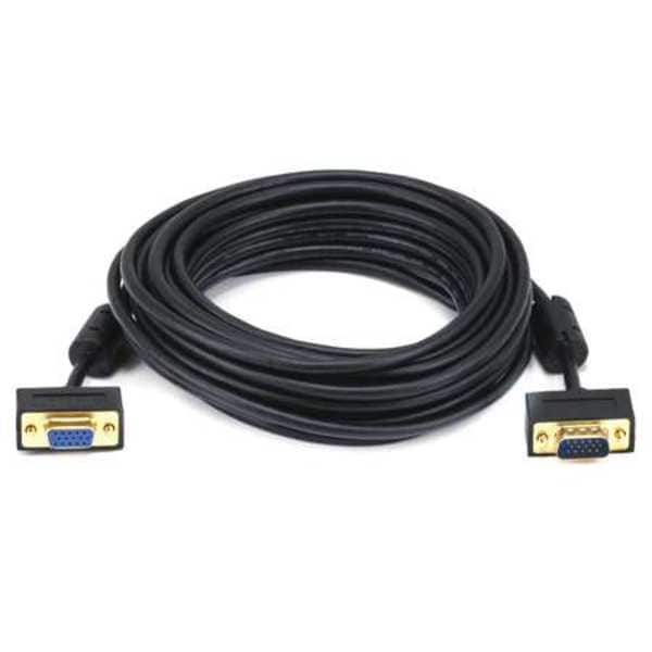 A/V Cable, Ultra Slim SVGA M/F, 25Ft