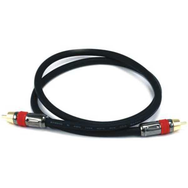 A/V Cable, RCA Coaxial M/M, CL2 rated, 3ft