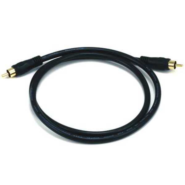 A/V Cable, RCA Coaxial M/M, 3ft