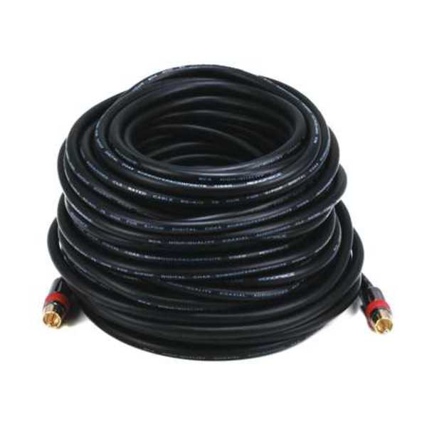 A/V Cable, RCA Coaxial M/M, CL2 rated, 75ft