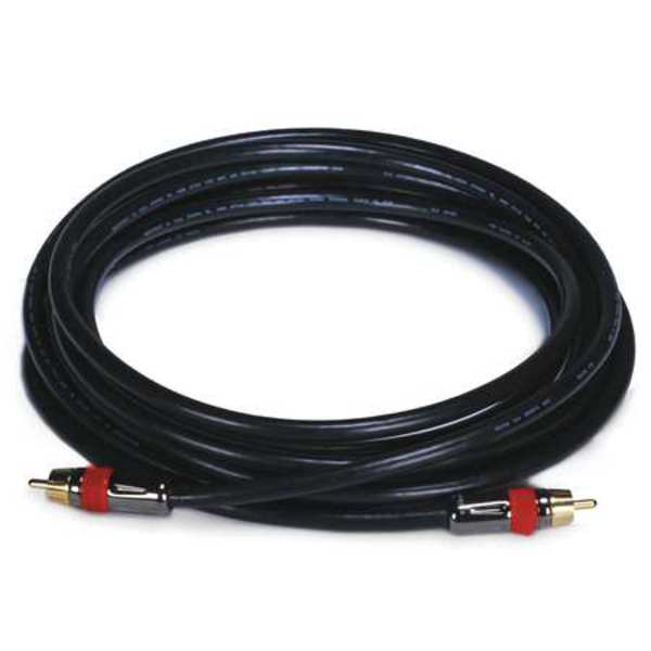 A/V Cable, RCA Coaxial M/M, CL2 rated, 15ft