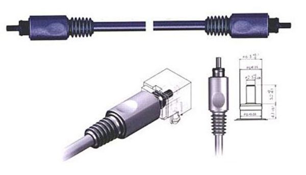 A/V Cable, Optical Toslink, 12ft