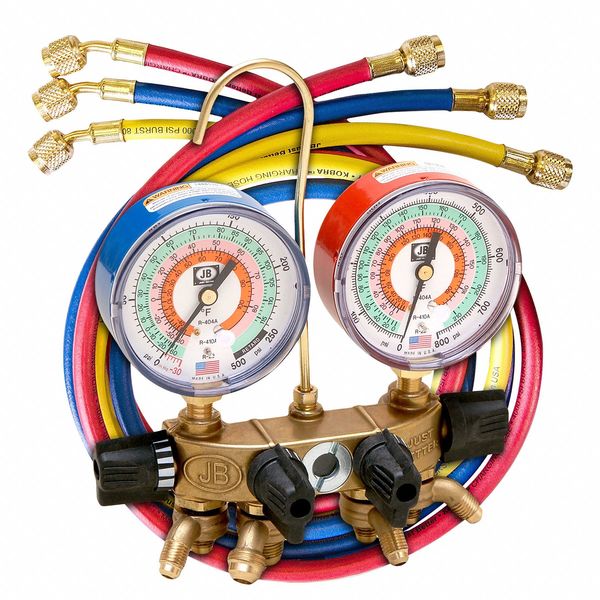 Manifold Gauge, 4-Valve