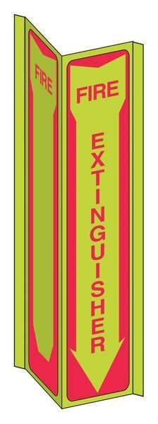 Fire Extinguisher Sign, 18X7-1/2
