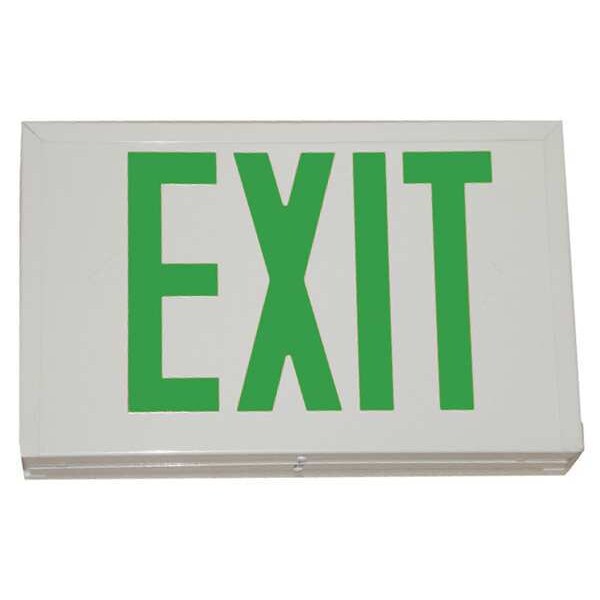 Exit Sign, Red, 120/270W