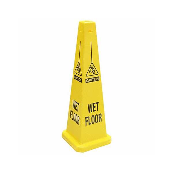 Warning System Floor Cone, 35 in H, Plastic, 77202