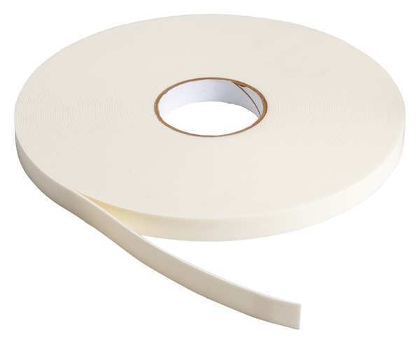 Double Sided Tape, B-156 Foam, 3/4 in., Wht
