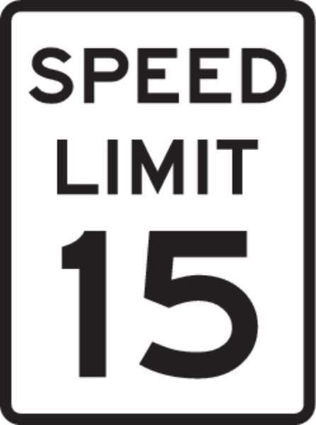 Traffic Sign, 24 in H, 18 in W, Aluminum, Rectangle, English, 94212