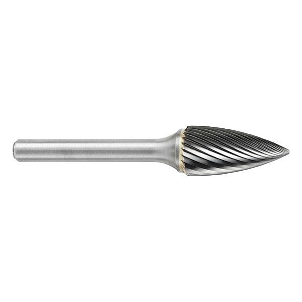 Carbide Bur, Tree Pointed, 1/4in, Single