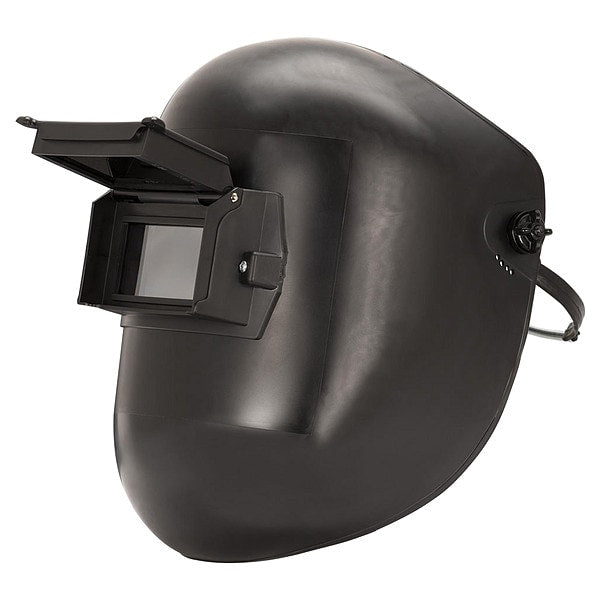 Welding Helmet, Nylon, Green Lens