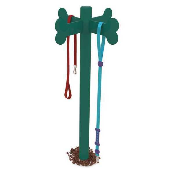 Bone Leash Post, Powder Coat Finish