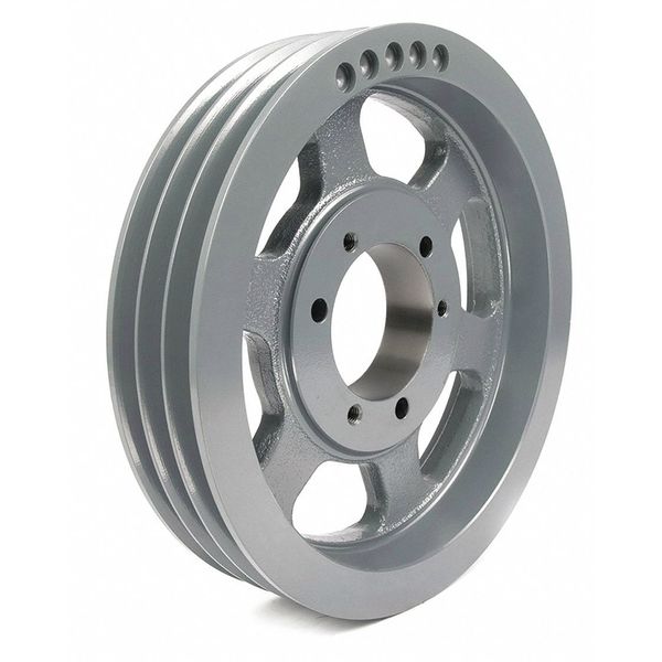 V-belt Sheave, Narrow, 3V25.0 dia. x 3-SF