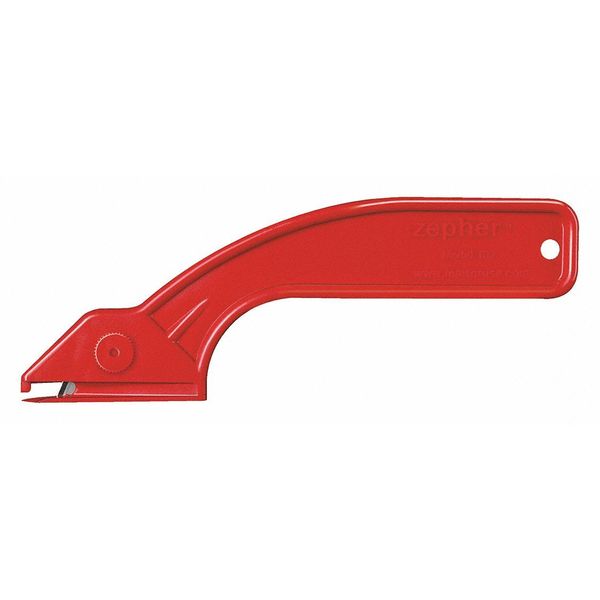 Safety Cutter, Fixed Blade, Straight, Polycarbonate, 1 1/32 in L.
